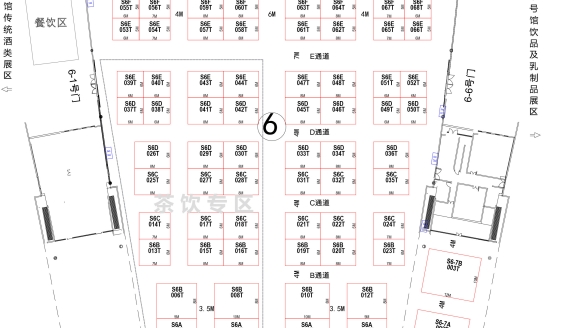 第110届成都糖酒会【饮品及乳制品馆】图纸